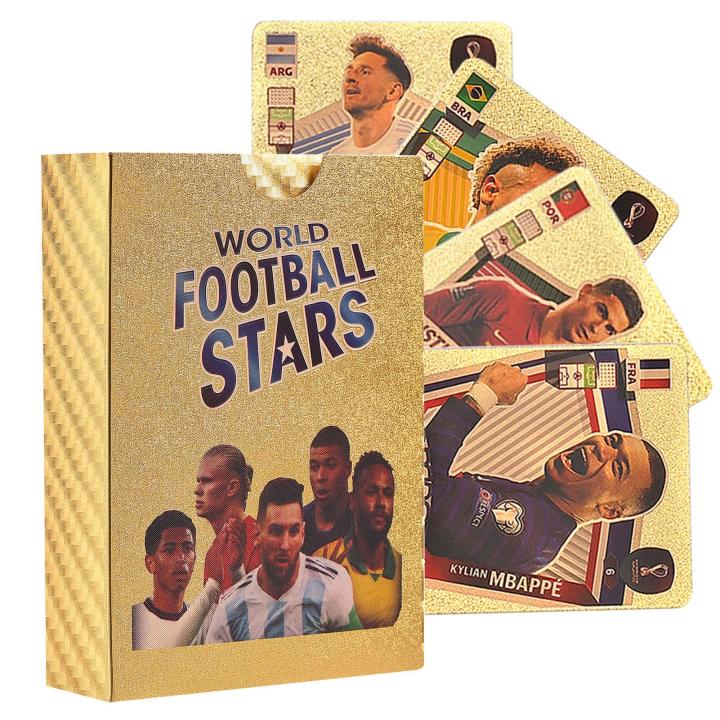 Soccer Star Card Football Player Fan Cards 50 Sheets European and ...