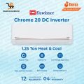 Dawlance Ac 1.25 Ton DC Inverter Split | Model Chrome 20 Inverter | Heat & Cool | Fast Cooling | Self Cleaning | 4D Air Flow | Gold Fin | 4 Years P.C.B Card Warranty | 12 Years Compressor Warranty. 