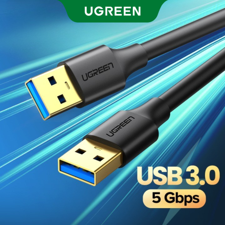 UGREEN USB 3.0 A to A Cable Type A Male to Male Cable Cord for Data Transfer Hard Drive Enclosures, Printers, Cameras