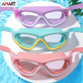 Kids Swim Goggles Anti Flog No Leaking Tempered Swimming Glasses with Earplugs. 