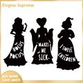 Enigma- Halloween Window Stickers Spooky Halloween Witch Window Sticker for Home Office Decoration Waterproof Pvc Static Decal for Glass Door Black Witch Silhouette Design Set of 3 Sheets Spooky Witch. 