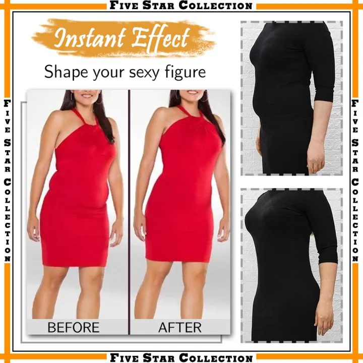 Women%20Shapewear%20Tummy%20Control%20Seamless%20Half%20Body%20Shaper%20Slimming%20Bodysuit%20Bamboo%20Body%20Shaper%20-%20Image%207