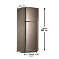 PEL Refrigerator Life Pro Series - 9 cubic feet Capacity -PRLP 2200 Metallic Golden/Grey - (100% Copper  Condenser)10 Years Brand warranty. 