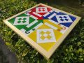 Pack of 1 Ludo Board Games with Free Gotee Set Classics Wooden Toys for Kids Indoor Game for Kids Boys Girls and Adults, Travel Board Game Set with Dice for Fun, Strategy, Brain Teaser Game. 