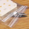 High Quality 50pcs PVC Self Sealing Plastic Jewelry Bags Thick Clear Packaging Storage Bags. 