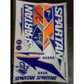 [2d] Spartan MSD  Cricket Bat Stickers [2D] normal quality  bat sticker poduct is same as shown in pictures. 
