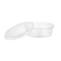 Round Food Container Storage Boxes 400ml to 500ml Pack Of 15pcs 1 pc extra on every order, with Separate Lid Clear Transparent Plastic.. 