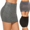 New Women's Skirt Party Mini Tight Skirt Ladies Slim  Skirts High Waist Stretch Office Short Skirts Above Knee Mini. 