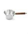 Silver Milkpan Metal Finish Aluminum Milk Pan | Sauce Pan for Tea All Sizes Available silver pots for milk (Sauce pan) Best Material Milk pot set  Silver milk pot silver steel Best Quality. 