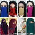 Niqab patti Half Niqab for womens and girls. 