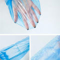 100PCS Disposable Shower Cap Flexible Transparent Spa Hair Salon Hotel One-Off Bathing Elastic Shower Hat Bath Supplies. 