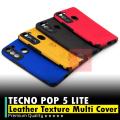 Tecno Pop 5 Lite Back MultiCover Soft Texture Leather Style Pop 5 Lite Case For Boys. 