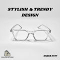 Transparent Glasses Lightweight Anti Glare UV Ray Eyeglasses For Men/Women. 