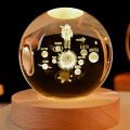 3D Moon Crystal Ball Table Lamp – Soft LED Night Light. 