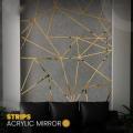 Acrylic Mirror Strips Decor. 