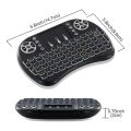 3 Colors Backlit Mini Wireless Keyboard 2.4ghz With Touchpad Remote Control. 