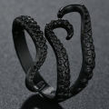 Gothic Retro Silver Snake Skeleton Dragon Rings Women Men Fashion Jewelry Punk Rock Gifts Creative Design Wedding Party Ring. 