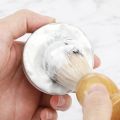 60g Mint Scented Men's Shaving Soap Shaving Cream Aluminum Boxed Foam Rich Gentle Handmade Shave Soap Shave Beard Cream. 