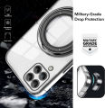 Relaxtoo For Samsung Galaxy A12 and Samsung Galaxy M12 High Transparency Magsafe Plating Rotation Bracket Cover For SamsungA12 GalaxyA12 SamsungM12 GalaxyM12 Ring Stand Ultra Thin Drop Proof Case. 