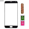 Mobile Front Glass Panel For Meizu MX5 Phone Outer Screen Glass Lens LCD Outer Glass Replacement Repair Part With OCA Glue. 