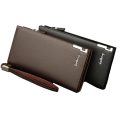 Baellerry Long Wallet For Men Slim Money Mobile Men Leather Wallet Card Holder ( 2 designs ). 