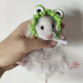 Handmade Knitted Hat Hamster Funny Headwear Chipmunk Guinea Pig Hamster Accessories Hamster Toy Hamster Supplies Small Pet Hat. 