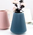 Pack of 2 Flower Vase Decoration Home Plastic Vase Flower Pots Bottle Neck diamond pattern. 