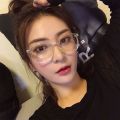 Women/Men Square Eyeglasses Oversized Korean Square Big Frame Eyeglasses Clear glasses. 
