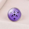[ New ] Anime Peripheral Accessories   Naruto Open Gemstone Ring   Nine Magatama Cycle   Sharingan   Adjustable. 
