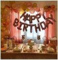 13 Pcs Happy Birthday Foil Balloons Set / Birthday Banner for Birthday - Decorations Balloon Letter Foil Alphabet Birthday Banner For Parties Decoration , Party Supplies , Event , Celebration , Kids , Girls, Boys , Male , Female , Baby birth day. 