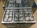 Welcome 5 Burner Gas Cooking Range With Oven Stainless Steel WC-800 - Silver. 