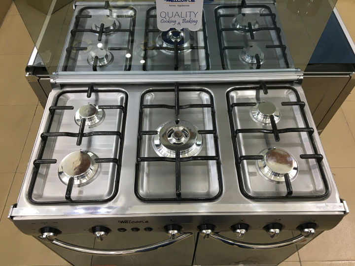 Welcome%205%20Burner%20Gas%20Cooking%20Range%20With%20Oven%20Stainless%20Steel%20WC-800%20-%20Silver%20-%20Image%204