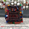 Pakistani  SIndhi Traditional Cultural Wear Embroidered Hand Shoulder Bag Purse Multicolour Embroidery  ZENZ Handmade Handicraft. 