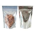 Pack of 6 Aluminum Foil Standup Pouch Bags , Resealable ziplock Stand Up Drink Bags Pouches , Snack Packing Bags 5.5x10 Inches. 