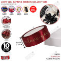 Valentine Day Gifting Collections Set, I Love You Theme Ribbon, Wraps, Baskets Party Decoratives, Decor Items, Silk Satin Ribbons Gift Wrapping For Your Love One, My Valentine, I L U,  Purpose Day Decoration Occasion Party Supplies Celebrations : xSontLhG. 