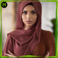 High Quality Chiffon Georgette Hijab-Scarves for Girls & Women| Hijab Scarf for Girls|  Breathable Soft Fabric Hijab-Stollers. 