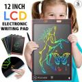 12 Inch LCD Multicolor Writing Tablet for Kids Electronic Sketch Drawing Pad Doodle Board. 