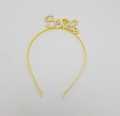 BRIDE HAIR BAND METAL HOOP CROWN TIARA HAIR BAND PERFECT FOR BRIDE TO BE WEDDING BRIDAL SHOWER PARTY. 