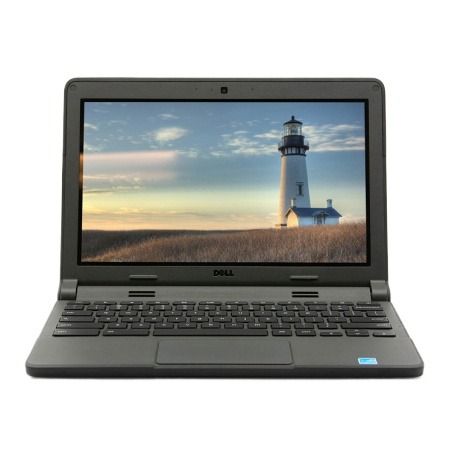 Dell 3120 P22T Chromebook | 11.6 Inches | HD plus Display | 2GB Ram | 16GB Rom | FREE LAPTOP BAG | Windows Installed | WiFi | Webcam | HDMI | USB Ports | Loudspeaker | Long Time Battery | 10/9 Condition | With Adapter (Charger)