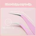 Tweezers, fake eyelashes, high-precision feather clip, beginner eyelashes. 