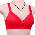 Non Wired Brazier for Women Plain Foam Padded Lifting Bras for Girls with Adjustable Straps and Back Closure for B and C Cups. 