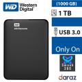 1 TB Portable Hard Disk External 1TB WD Element Hard Drive USB 3.0. 