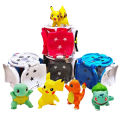 Random 7CM Pokeball Pokemon big ball Anime action figure Pikachu Litten Psyduck Squirtle Bulbasaur Go Toy boy kid Birthday Gift. 