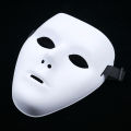 White Face Mask Halloween Party Masks Hip-Hop Ghost Dance Performances Props. 