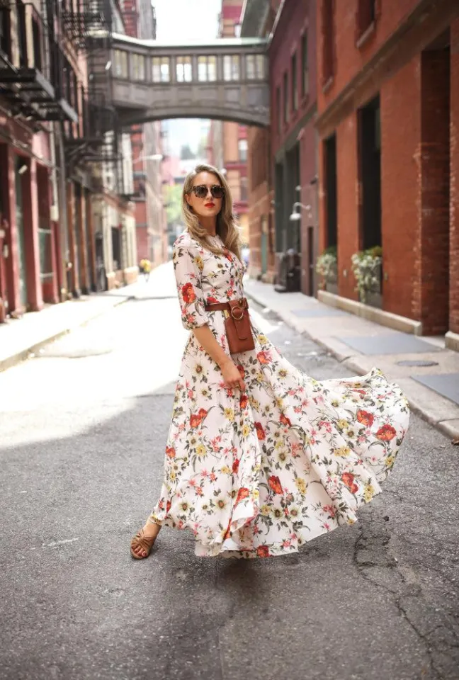 Long boho summer dresses best sale