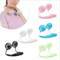Hanging Neck Fan for Kitchen  Folding Handheld Fan Wearable Portable Neckband Mini Fan USB Chargeable-KS. 