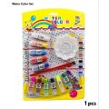 Kids Art and Craft Water Paint Set With 12 Paints 2 Brushes Included. 