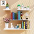 Set of 4 Flat Delightful Wall Mounted Book Shelf, wooden shelves, Storage Shelves. 