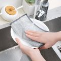 10-Pack Non Scratch Dish wash Cloths for Kitchen  Double Layer Scrubber Dish Cloth for Utensils  Reusable Mesh Wire Cloth for Kitchen  Metal Wire Cleaning Cloth. 