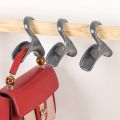 Purse Hanger Hook Bag Rack Holder - Handbag Hanger Organizer Storage - over the Closet Rod Hanger for Storing D. 